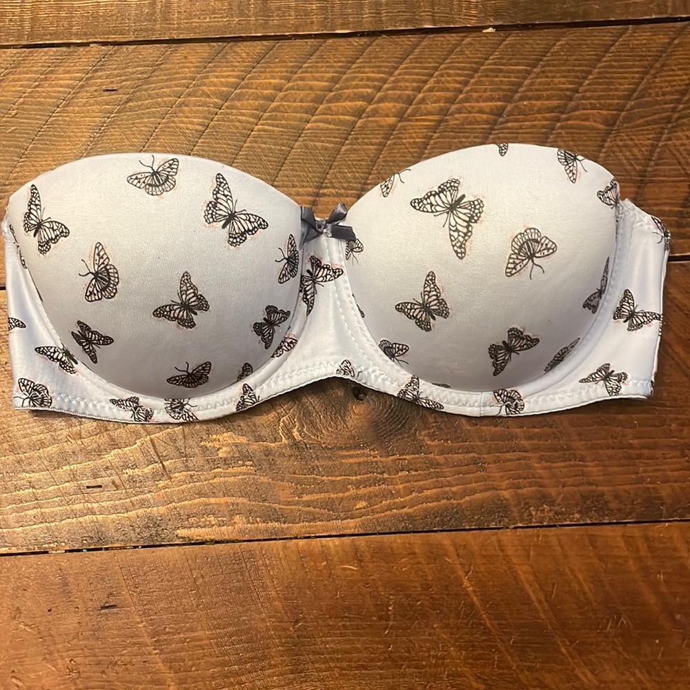 Strapless bra